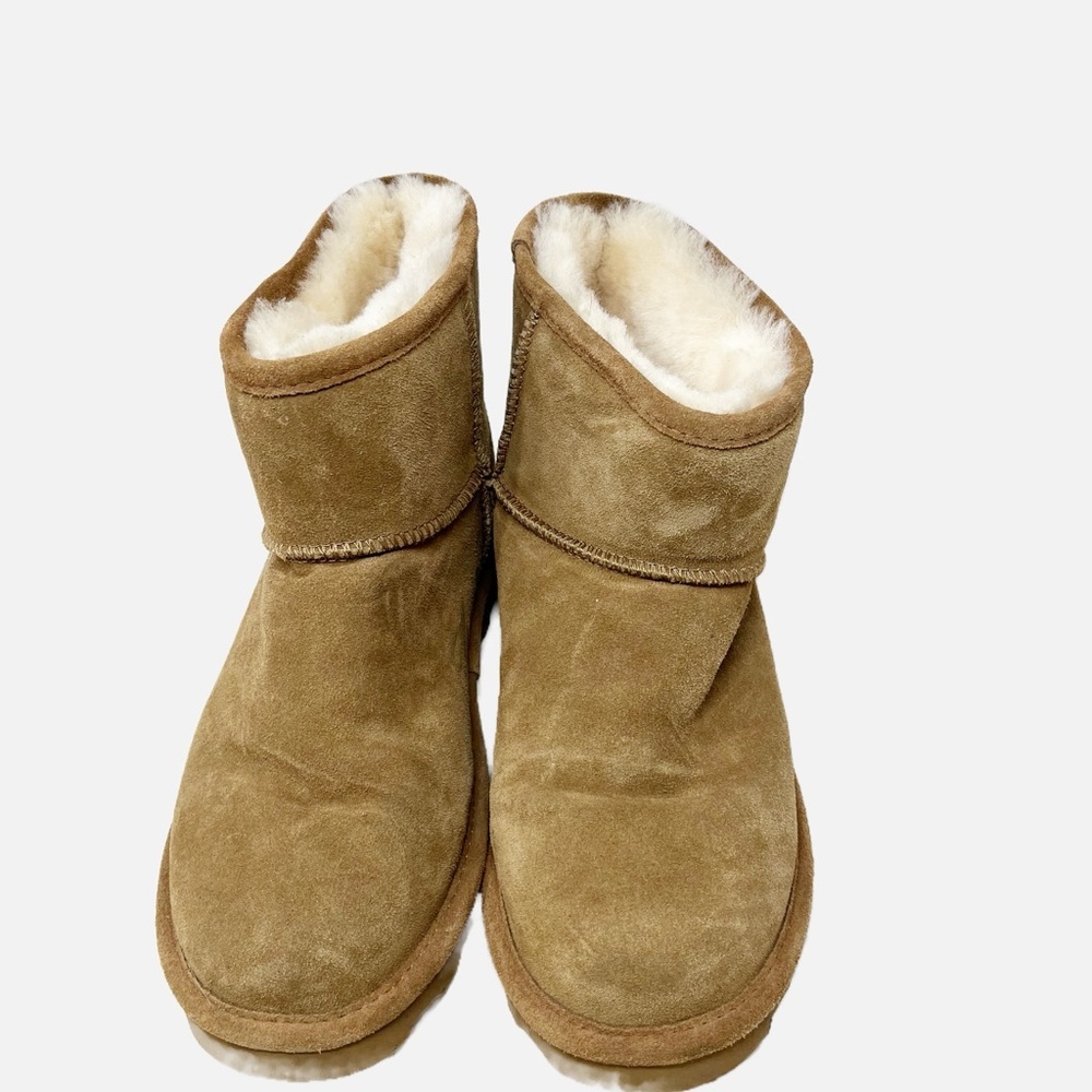 Bearpaw Alyssa Ankle Boots 5 Inch Hickory Wool Blend Lining Warm Size 11